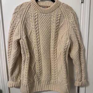 Authentic Irish Cable Knit Sweater